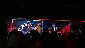 Red Rum Club playing in The Cavern Club, Liverpool