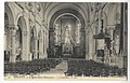 Intérieur de la première église du Saint-Rédempteur vers 1920