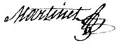 signature de Louis-François Martinet