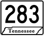 State Route 283 marker