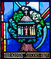 Detail of a window in the Church of the Most Holy Rosary, Tullow, County Carlow, Ireland