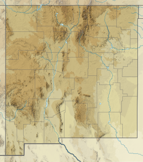 Map showing the location of Rio Grande del Norte National Monument