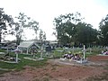 The Napranum community cemetery.