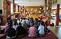 Inside the temple