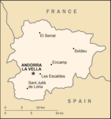 Image 24Map of Andorra (from List of cities and towns in Andorra)