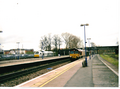 picture of a EWS freighter and a Wrexham and Shropshire Railway loco I took at the north end of Banbury railway station station in 2009.