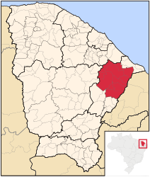 Baixo Jaguaribe – Mappa