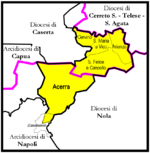 Mappa della diocesi