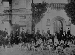 The Eglinton Hunt outside the castle