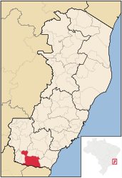 Mimoso do Sul – Mappa