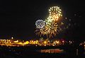 Feu d'artifice lors de l'ouverture du Festival acadien de Caraquet, 2 août 2009