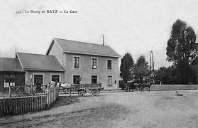 La gare vers 1900.