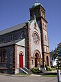 L'église catholique Assumption.