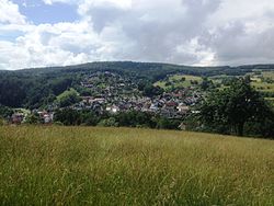 View westwards from the Panoramaweg