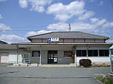 地上駅時代の駅舎（2007年4月）