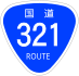 National Route 321 shield