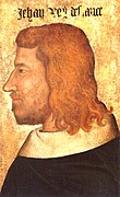 Retrato de Juan II de Francia,[36]​ antes de 1350.