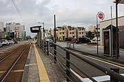 高岡駅方面ホーム（2020年7月）