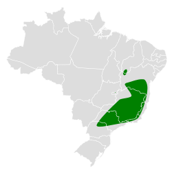 Distribución geográfica del trepatroncos escamado.