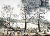 Melbourne Cricket Ground, 1st January 1864