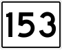 State Route 153 marker