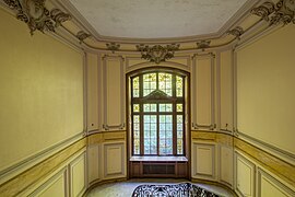 The stairs and its large window