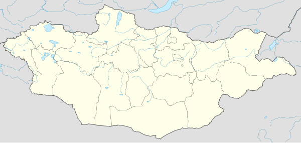 蒙古城市列表在蒙古的位置