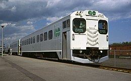 Description de l'image Oakville GO Train 1968.jpg.