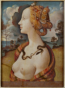 Portrait of Simonetta Vespucci, by Piero di Cosimo