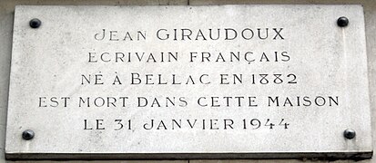 Plaque au no 89.