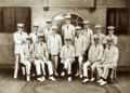 1923 photograph of members of the S.S. Leviathan Orchestra