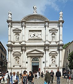 Facade of the church of San Rocco