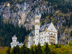 Neuschwanstein Castle, a symbol of German Romanticism