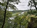 Le Scorff et le manoir de Saint-Urchaut vus depuis le Rocher du Corbeau.