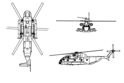 תרשים של ה-CH-53 סי סטאליון