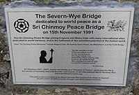 The bridge was dedicated to peace as part of the Sri Chinmoy Peace-Blossoms programme in 1991[55]