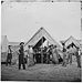 Sutler's tent at the Siege of Petersburg during the American Civil War