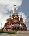 Image 17 St. Michael's Cathedral (Izhevsk) Photo: Richard Bartz/Murdockcrc St. Michael's Cathedral in Izhevsk, Russia, is one of the two main Orthodox churches of Udmurtia. It is built in the Russian Revival style and its tent-like roof is 67 m (220 ft) tall. The church was originally built in 1915, but destroyed by the Soviets in 1937. It was then reconstructed in 2007. More selected pictures