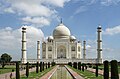 Image 19 The Mughal and English-style garden leading to the Taj Mahal. (from History of gardening)