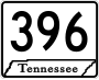 State Route 396 marker