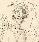 Drawing of Teraura aged 74