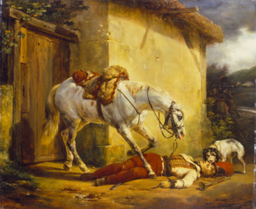 The Wounded Trumpeter, 1819