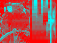 High Resolution 512x192 (Red & Cyan palette)