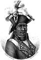 Toussaint Louverture, gravure réalisée en 1825 par Eugénie Tripier Le Franc (1797-1872).