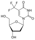 Estructura química de la Trifluridina