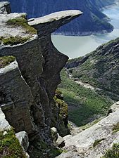 Trolltunga i Odda, 2011.