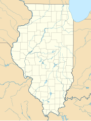 Map showing the location of Fort Daniel Conservation Area