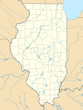 Map showing the location of Wauconda Bog Nature Preserve