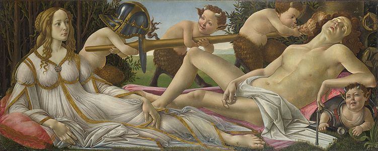 Venus and Mars, by Sandro Botticelli