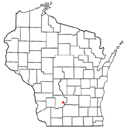 Location of the Town of Sumpter, Wisconsin